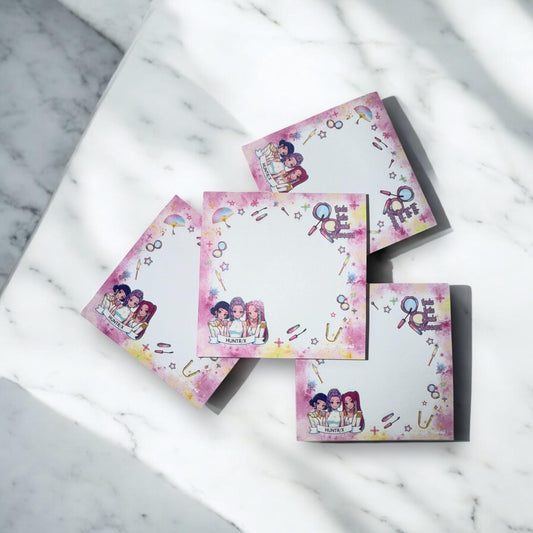 Hunter/X K-pop Demon Hunters Sticky Notes