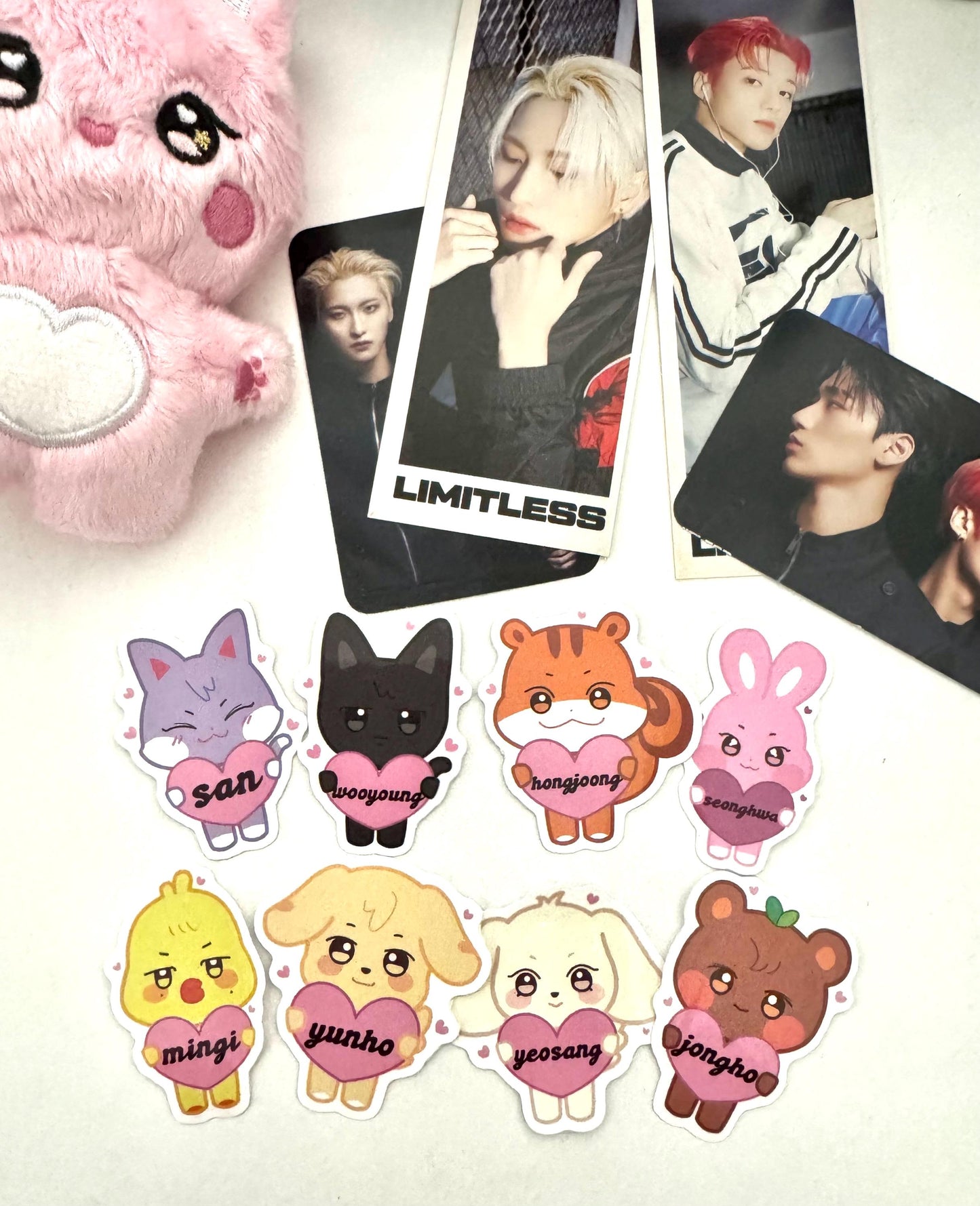 Ateez Aniteez OT8 Sticker Pack